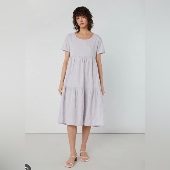 Oak & Fort tiered midi dress size S - Picture 1 of 5